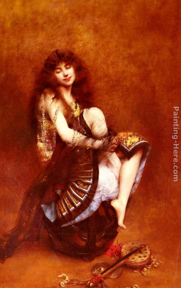 La Bayadere painting - Gustave Claude Etienne Courtois La Bayadere art painting